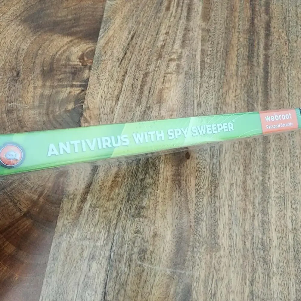 Webroot Antivirus With Spy Sweeper Personal Security Windows 7 PC New Sealed